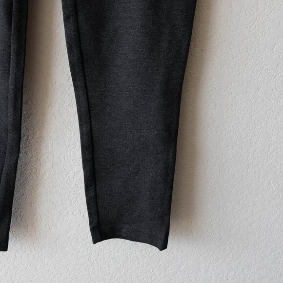 NWT Tapata Pants Sz M Gray Mid-Rise Cropped 26" Stretchy Modern - Picture 5 of 7